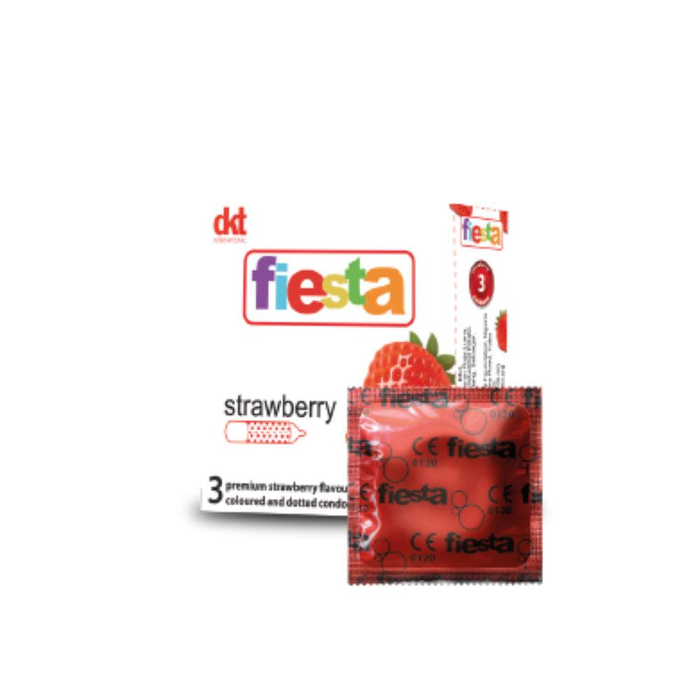 Fiesta Strawberry Condom
